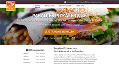 Desktop Screenshot of paradies-pizza.de